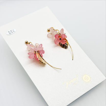フラワーブーケ ピアス/イヤリング