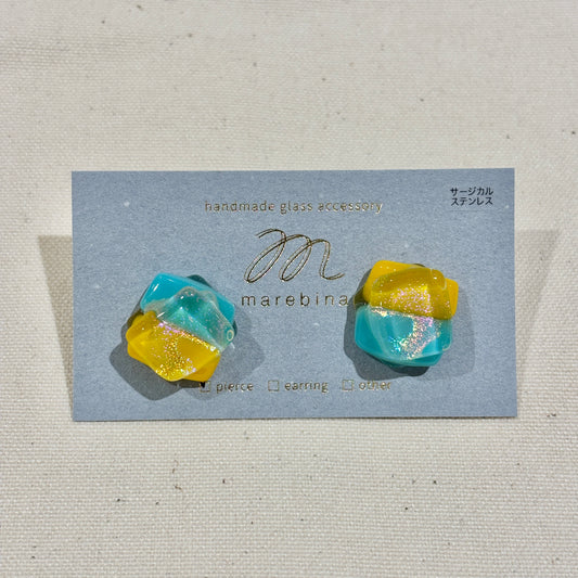 イエロー × ライトブルー
