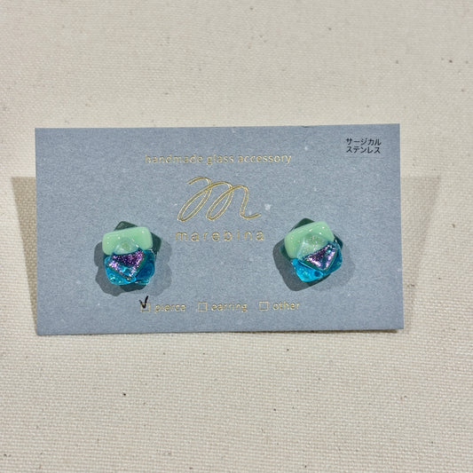 [mini] クリアブルー × ライトグリーン